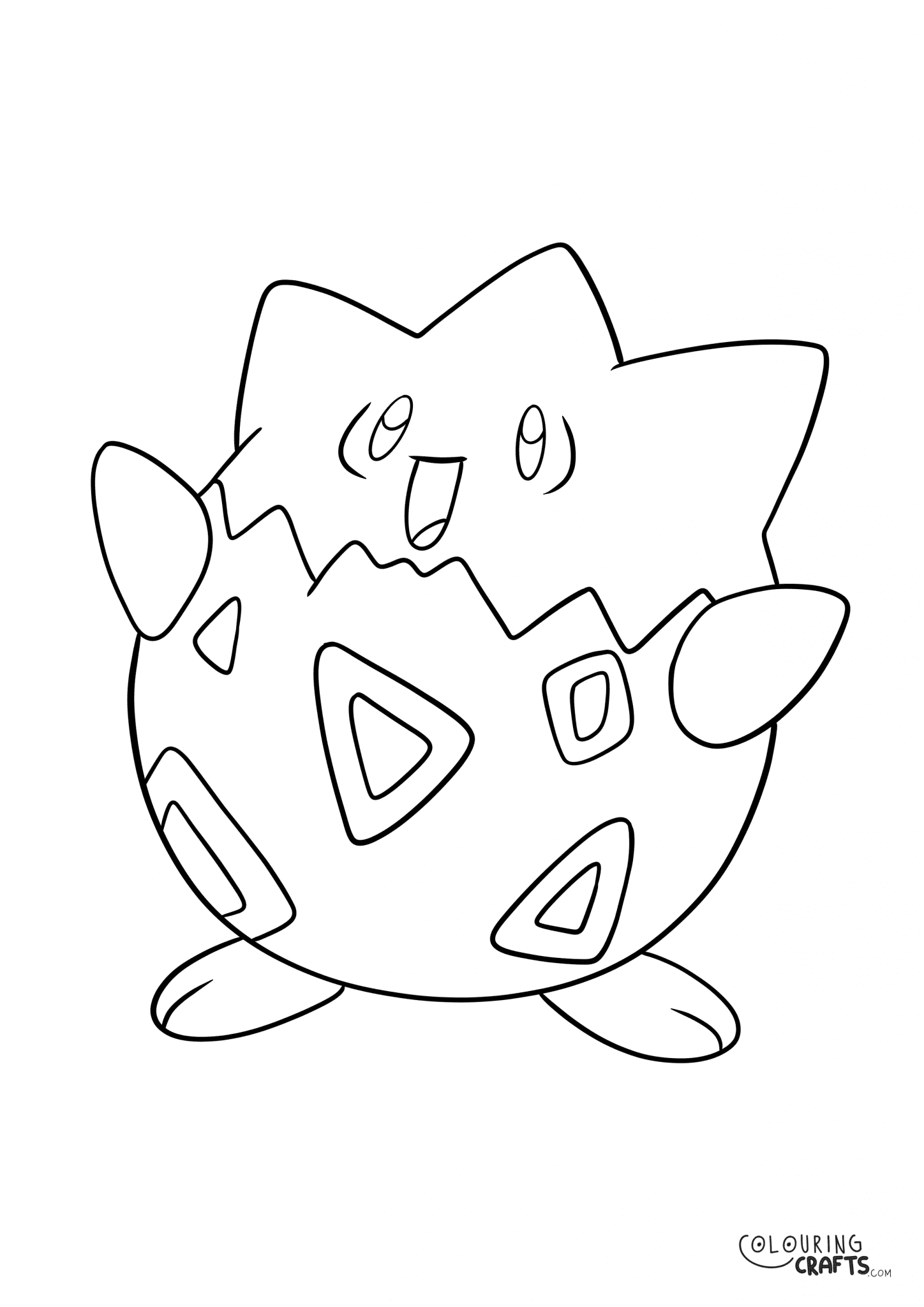 37 Adorable Togepi Coloring Page Printable 6