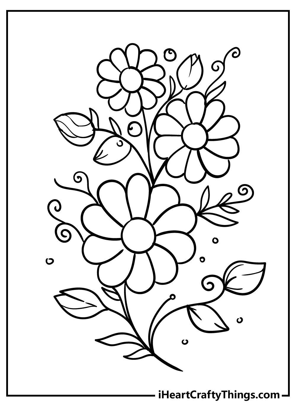 37 Beautiful Flower and Rainbow Coloring Pages Printable 14