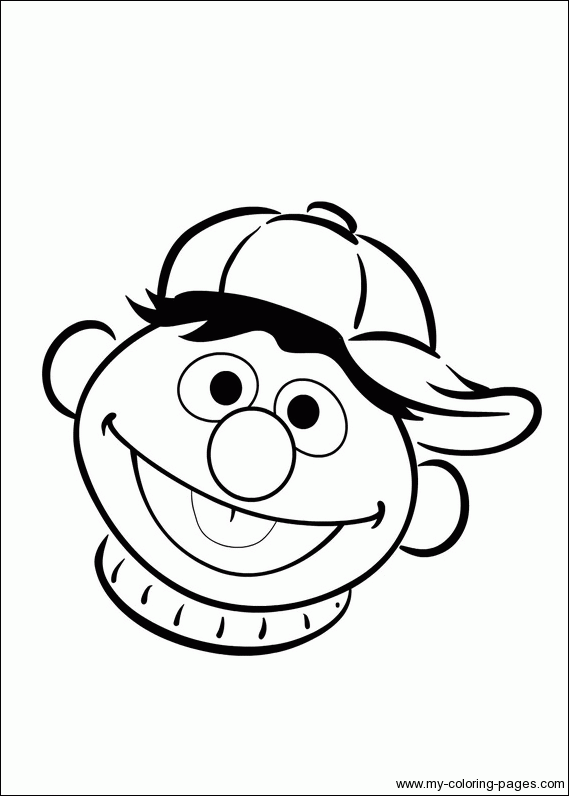 37 Bert and Ernie Coloring Pages Printable 16