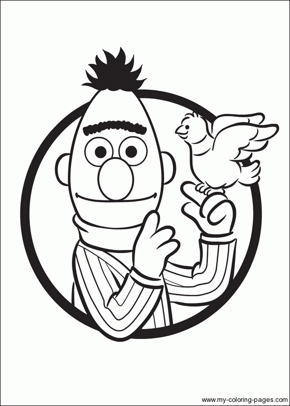 37 Bert and Ernie Coloring Pages Printable 22