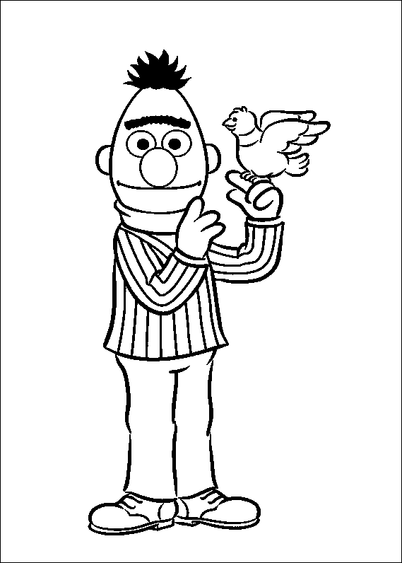 37 Bert and Ernie Coloring Pages Printable 27