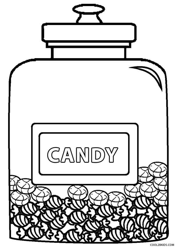 37 Candy Coloring Pages Printable 17