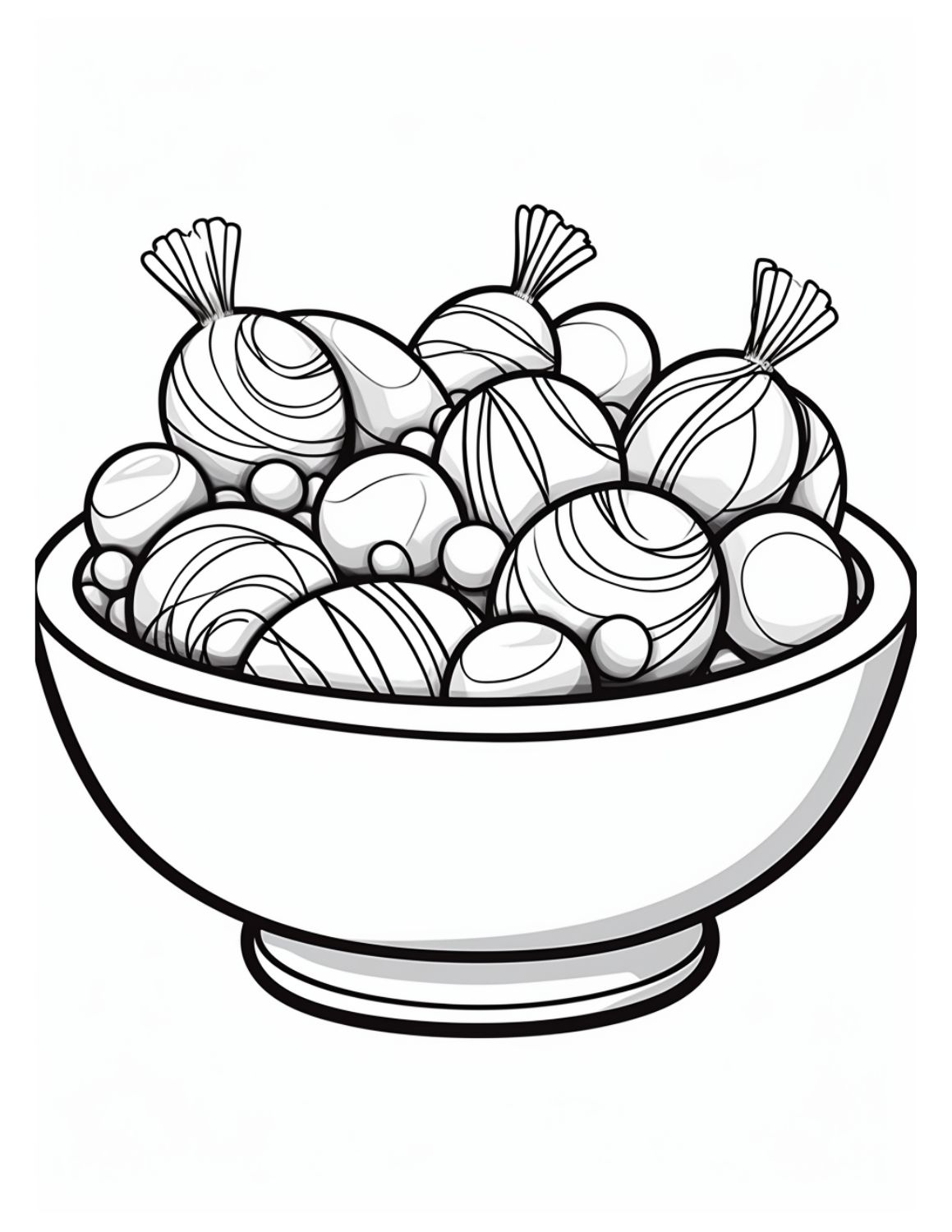 37 Candy Coloring Pages Printable 26