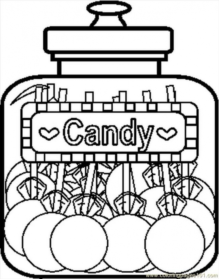 37 Candy Coloring Pages Printable 28