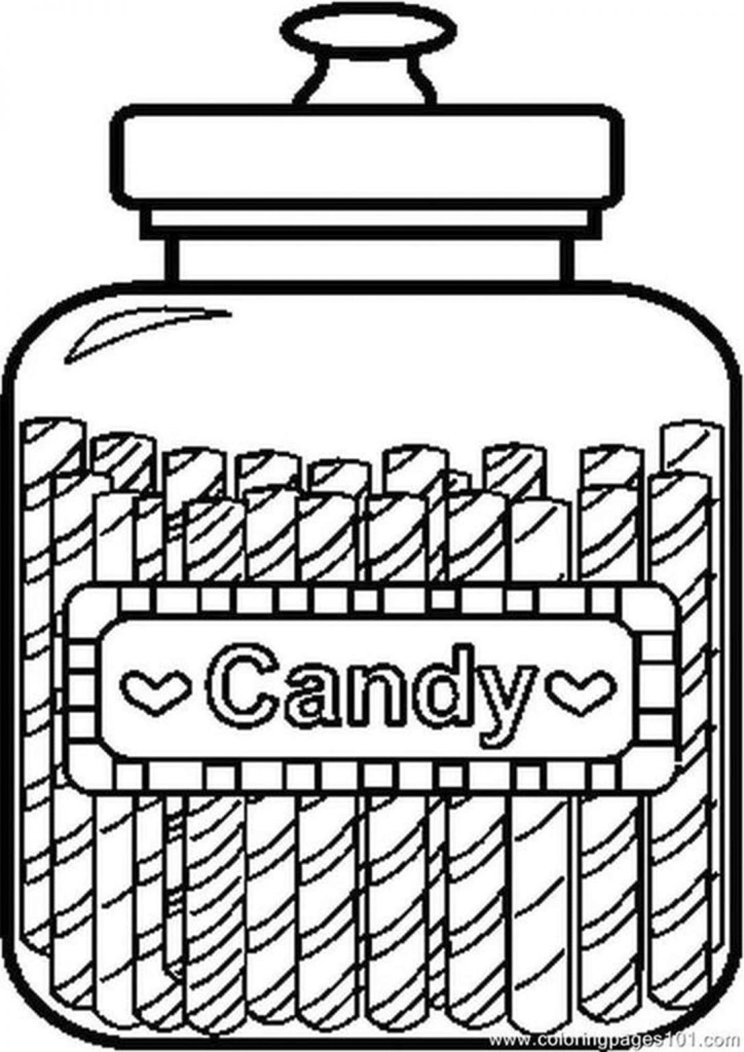 37 Candy Coloring Pages Printable 31