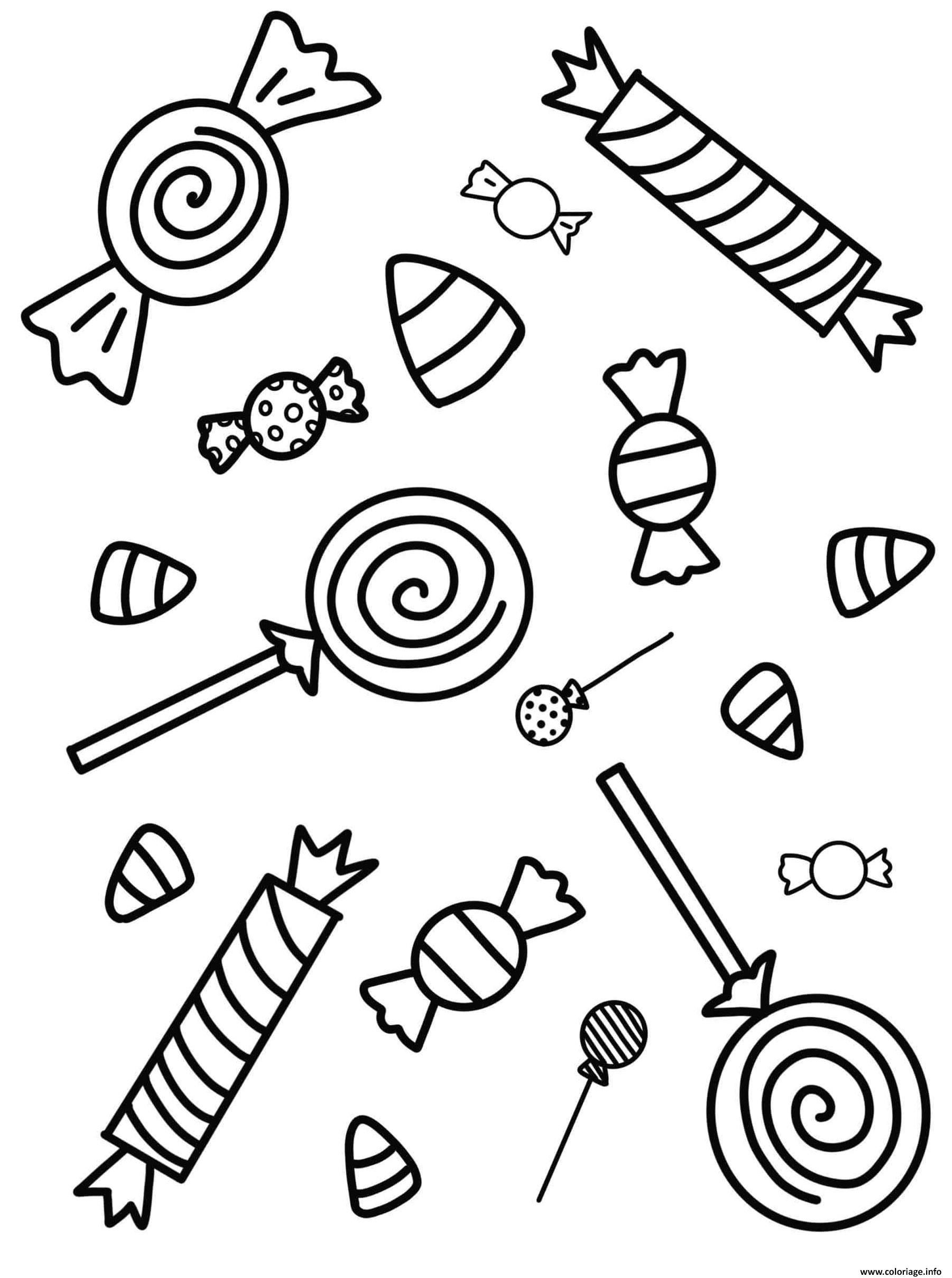 37 Candy Coloring Pages Printable 33