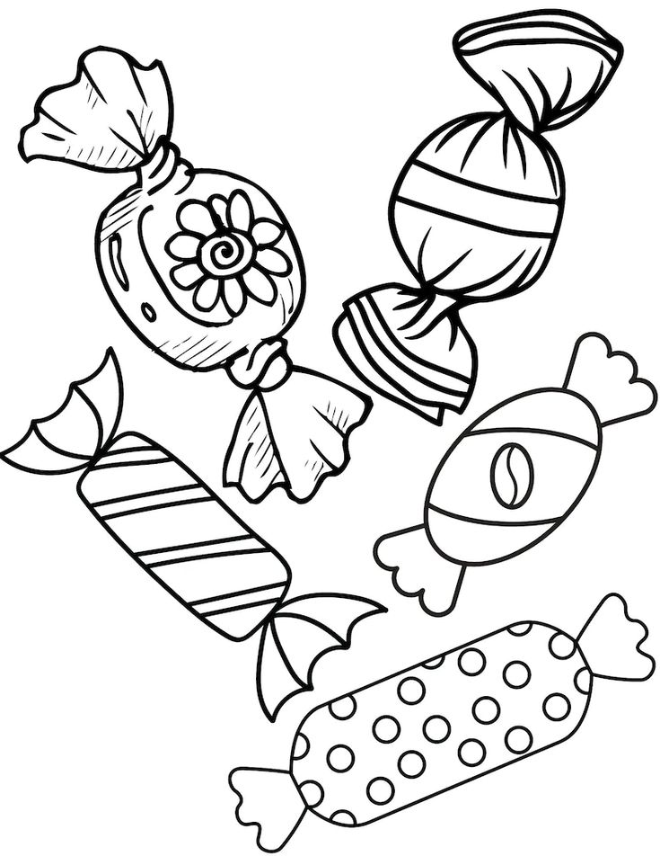 37 Candy Coloring Pages Printable 35