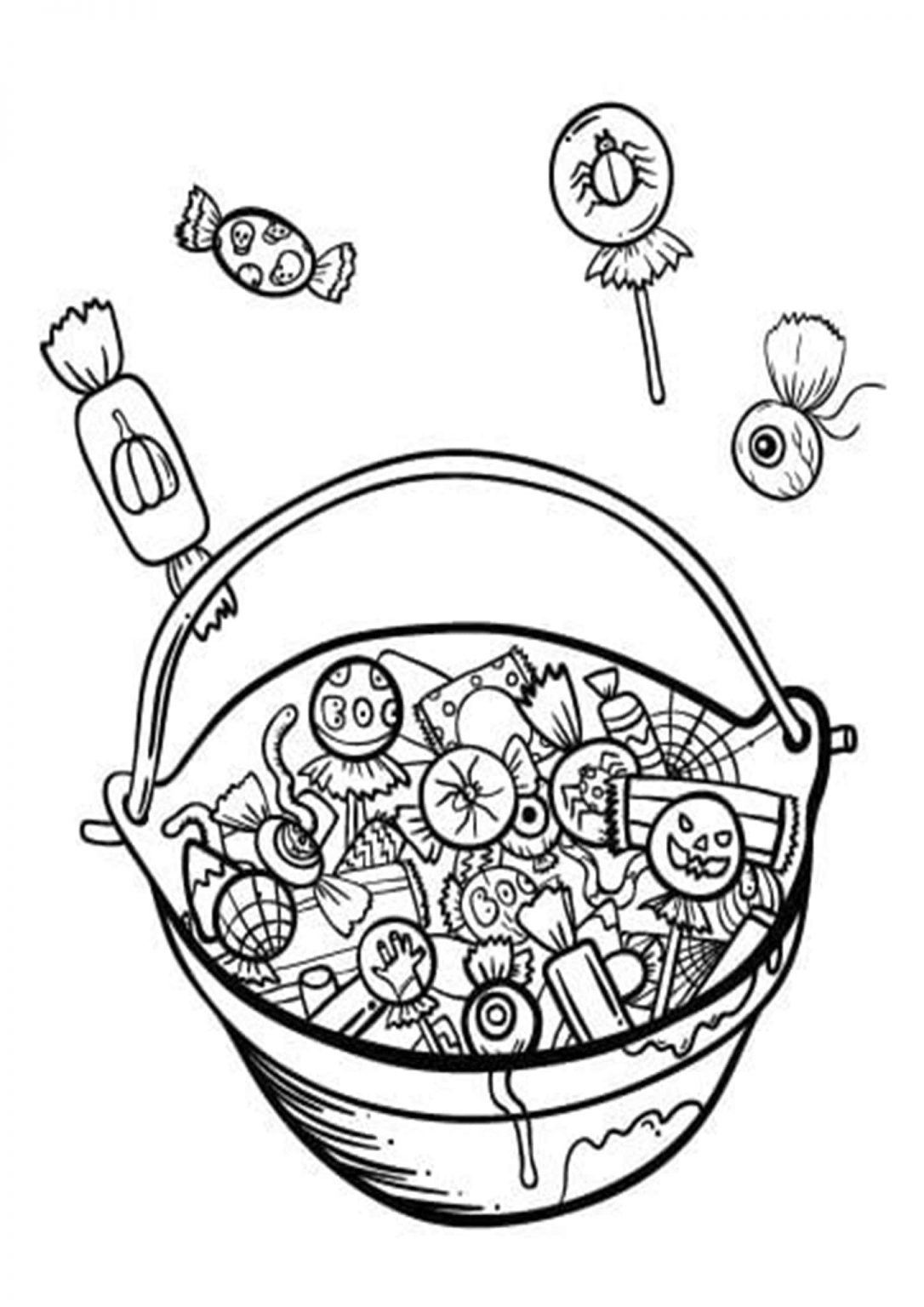 37 Candy Coloring Pages Printable 6