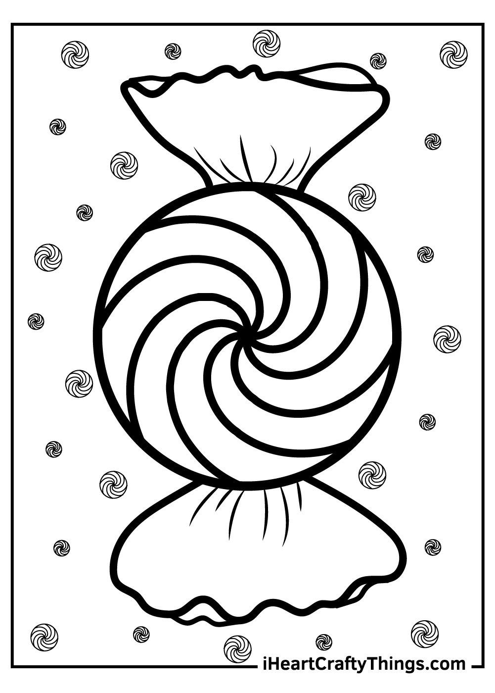 37 Candy Coloring Pages Printable 7