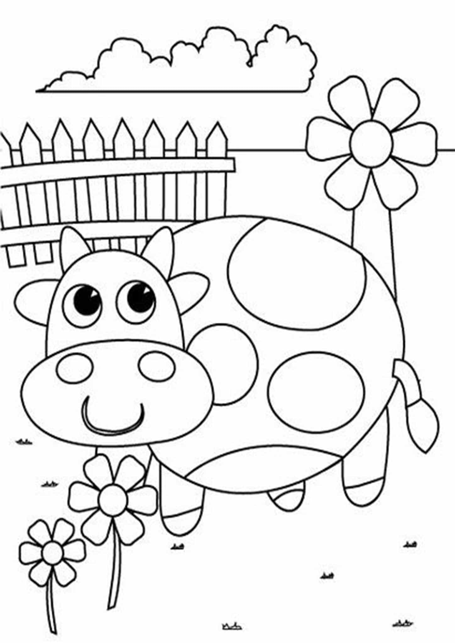 37 Cute Black And White Coloring Pages Printable 29