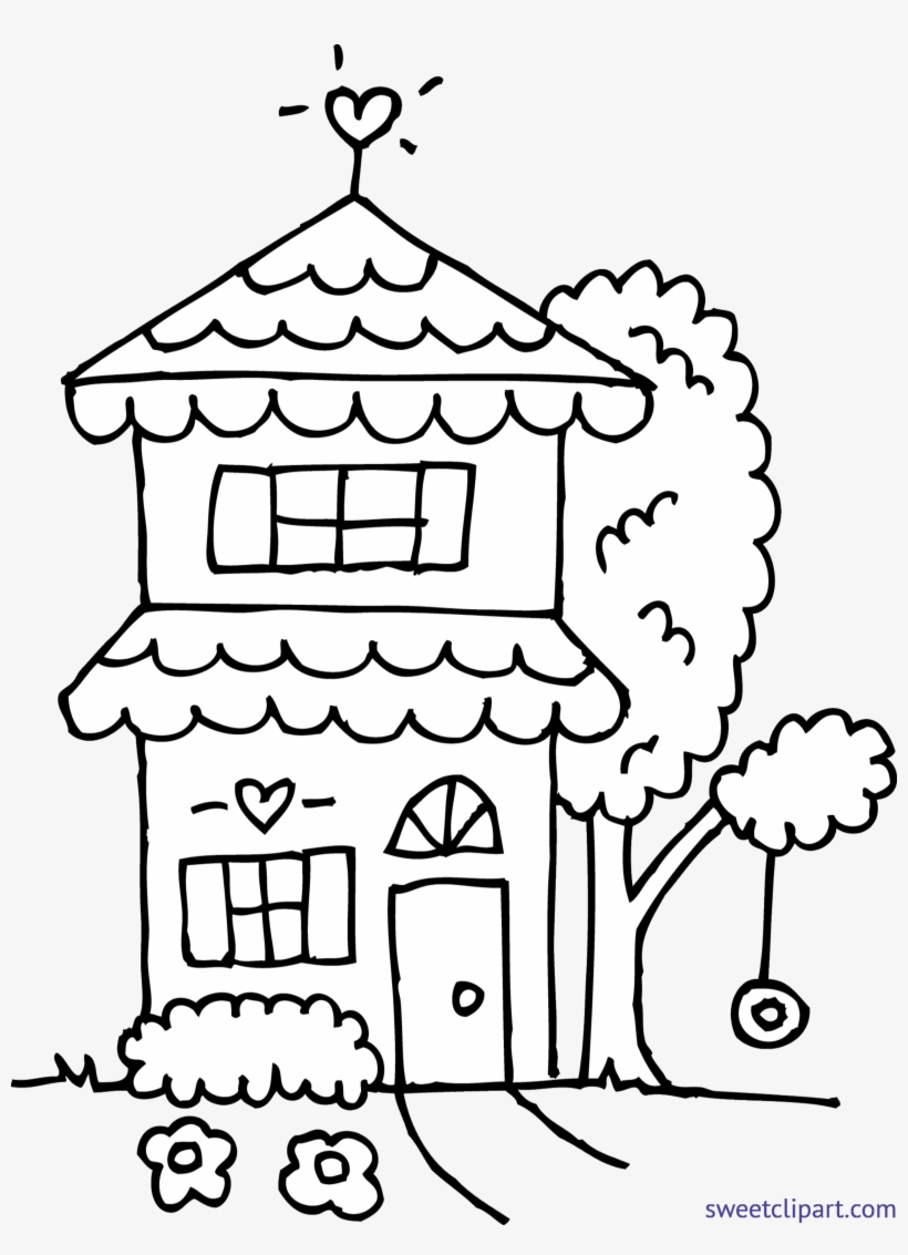 37 Cute Black And White Coloring Pages Printable 5