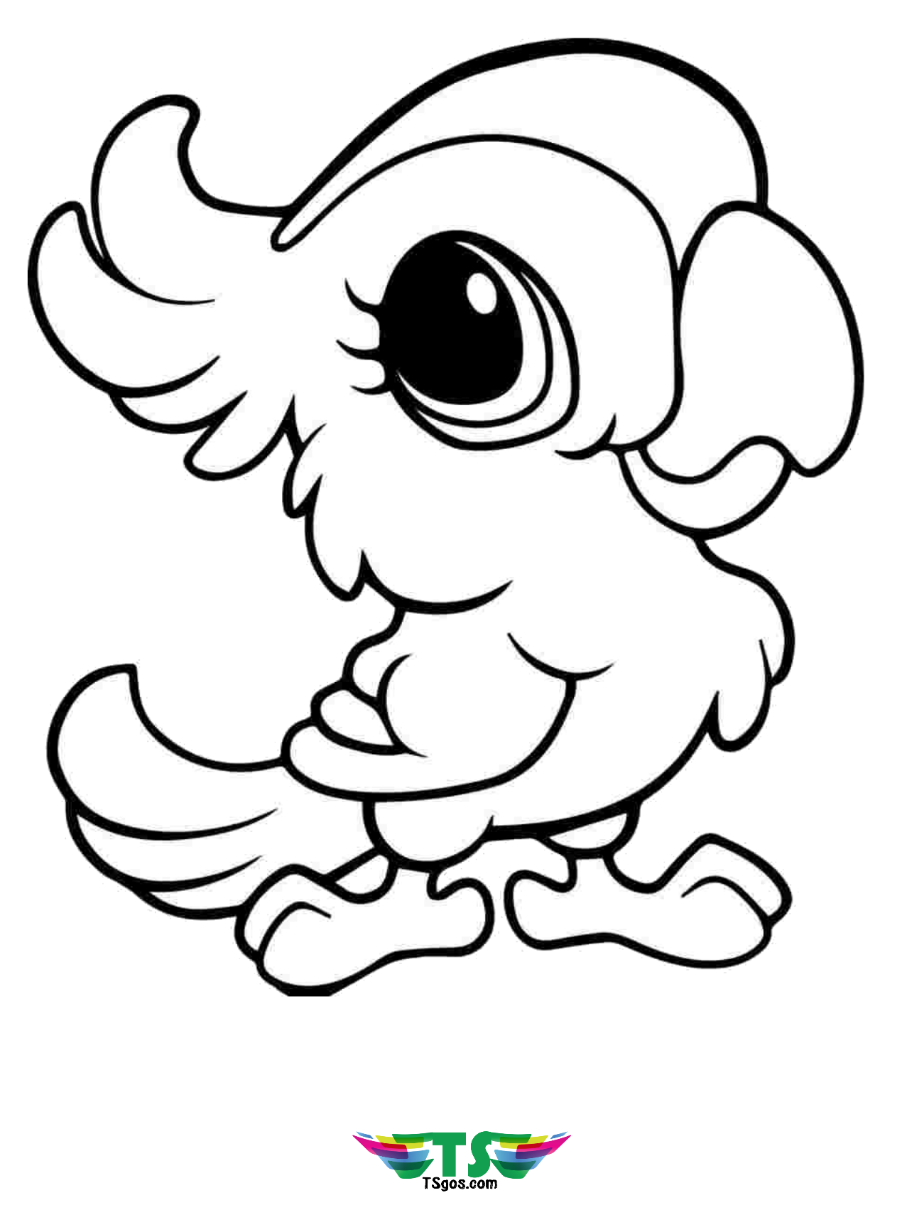 37 Cute Black And White Coloring Pages Printable 7