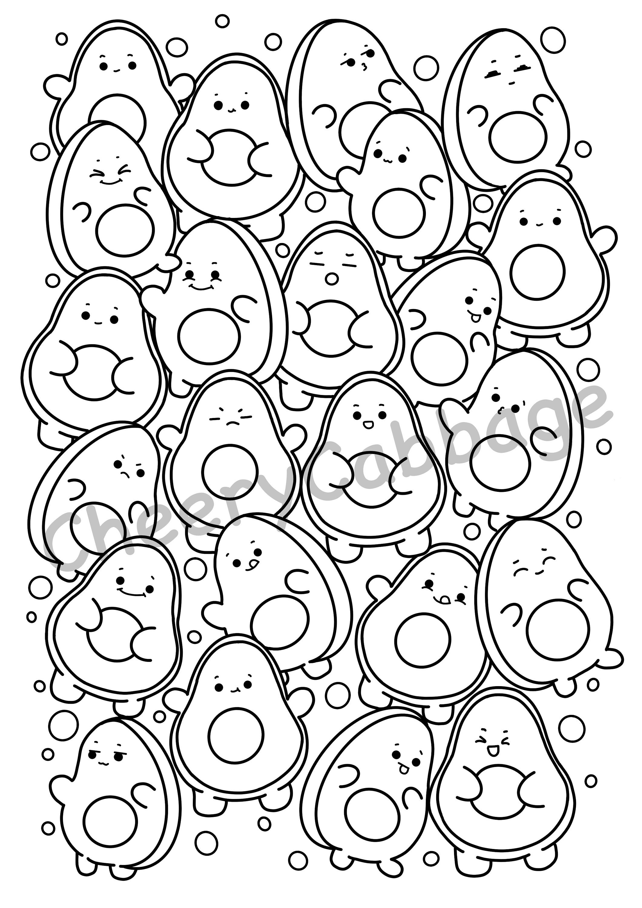 37 Cute Coloring Pages Printable 1