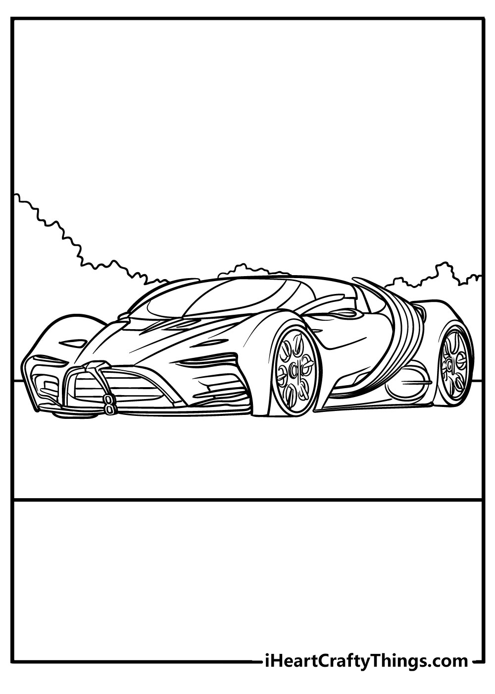 37 Fast Supercars Coloring Pages Printable 1