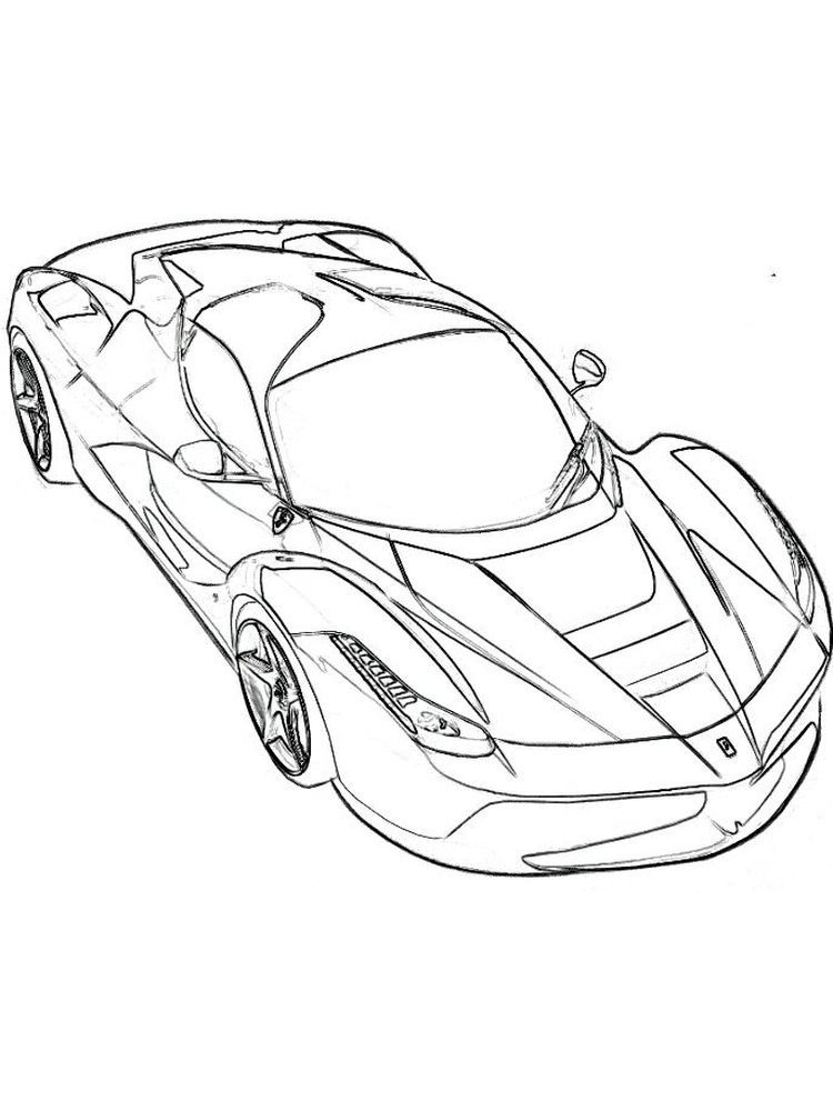 37 Fast Supercars Coloring Pages Printable 13