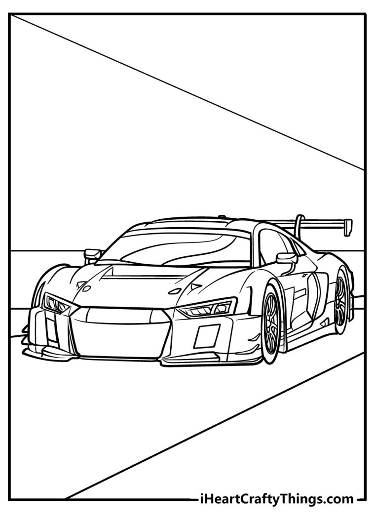 37 Fast Supercars Coloring Pages Printable 4