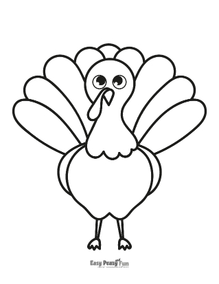 37 Fun Turkey Coloring Pages Printable 17