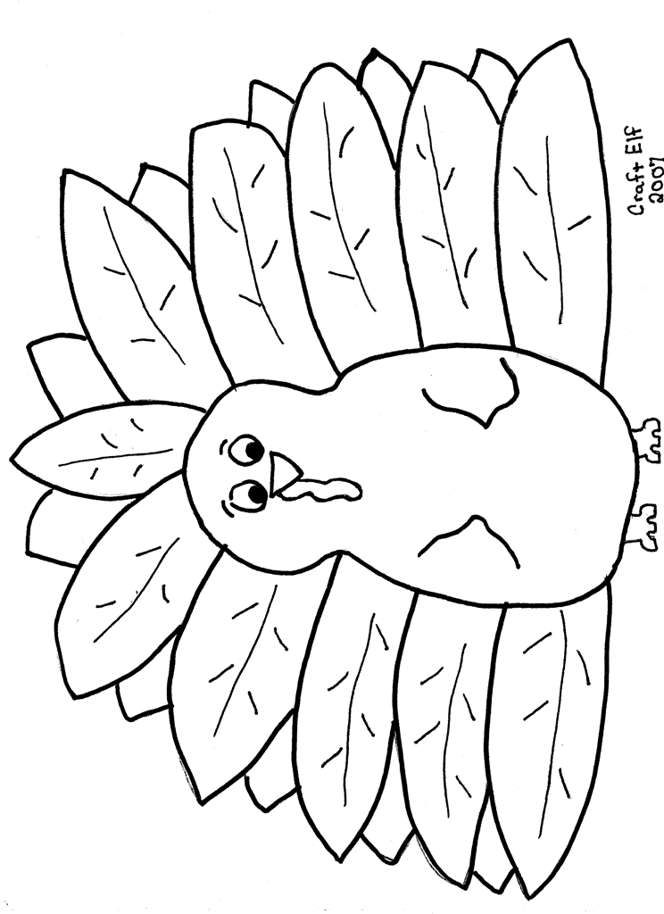 37 Fun Turkey Coloring Pages Printable 27