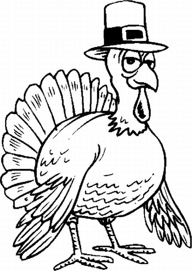 37 Fun Turkey Coloring Pages Printable 31