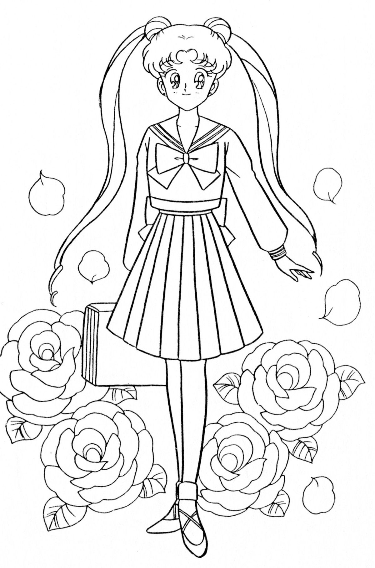 37 Magical Sailor Moon Coloring Pages Printable 17