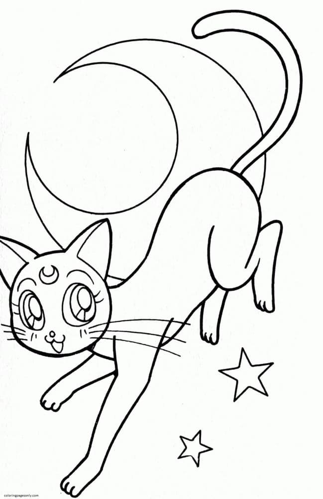 37 Magical Sailor Moon Coloring Pages Printable 18