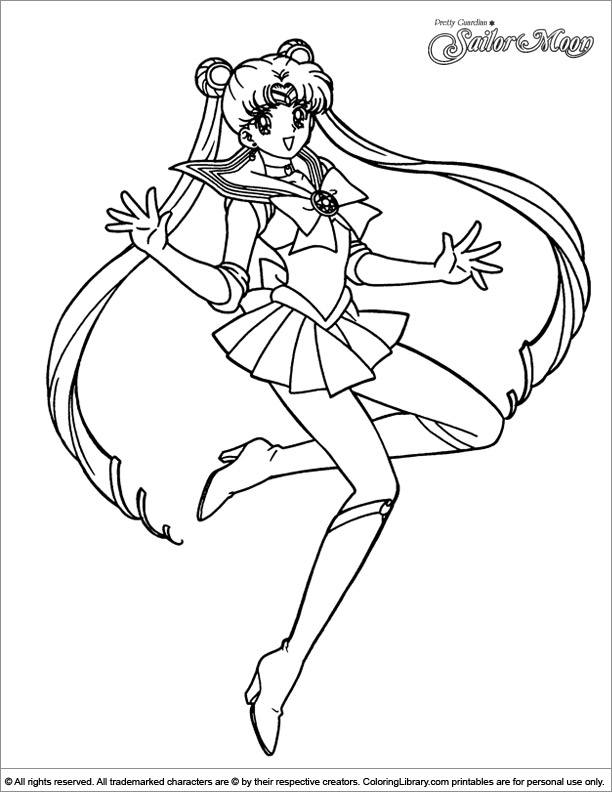 37 Magical Sailor Moon Coloring Pages Printable 19