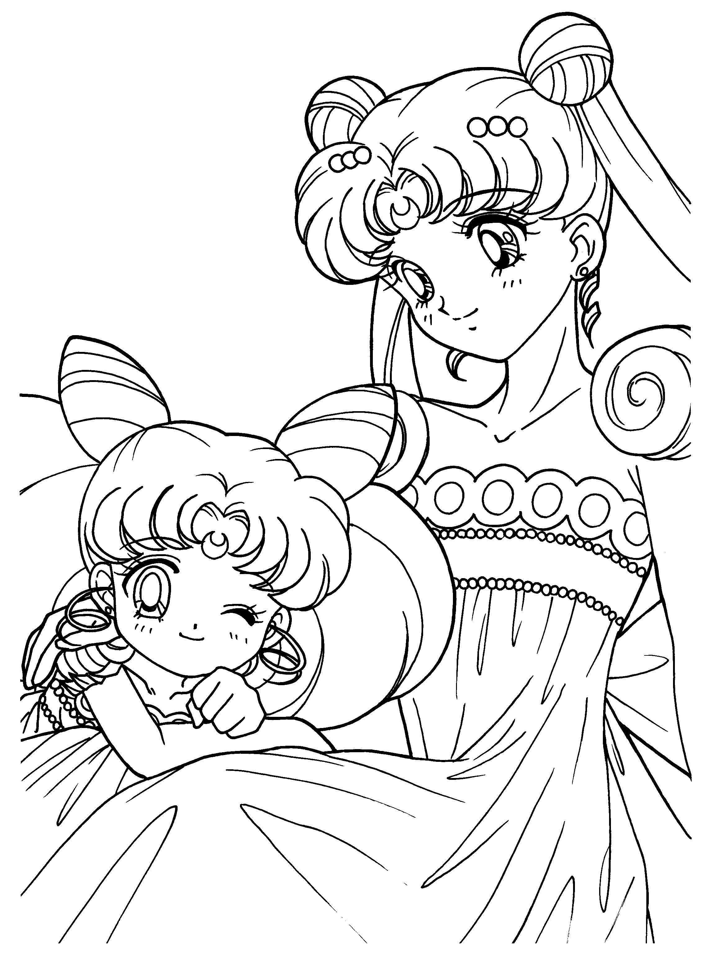 37 Magical Sailor Moon Coloring Pages Printable 24