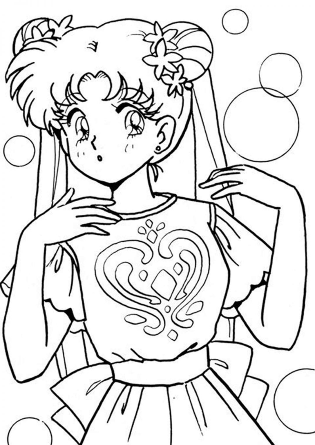 37 Magical Sailor Moon Coloring Pages Printable 30