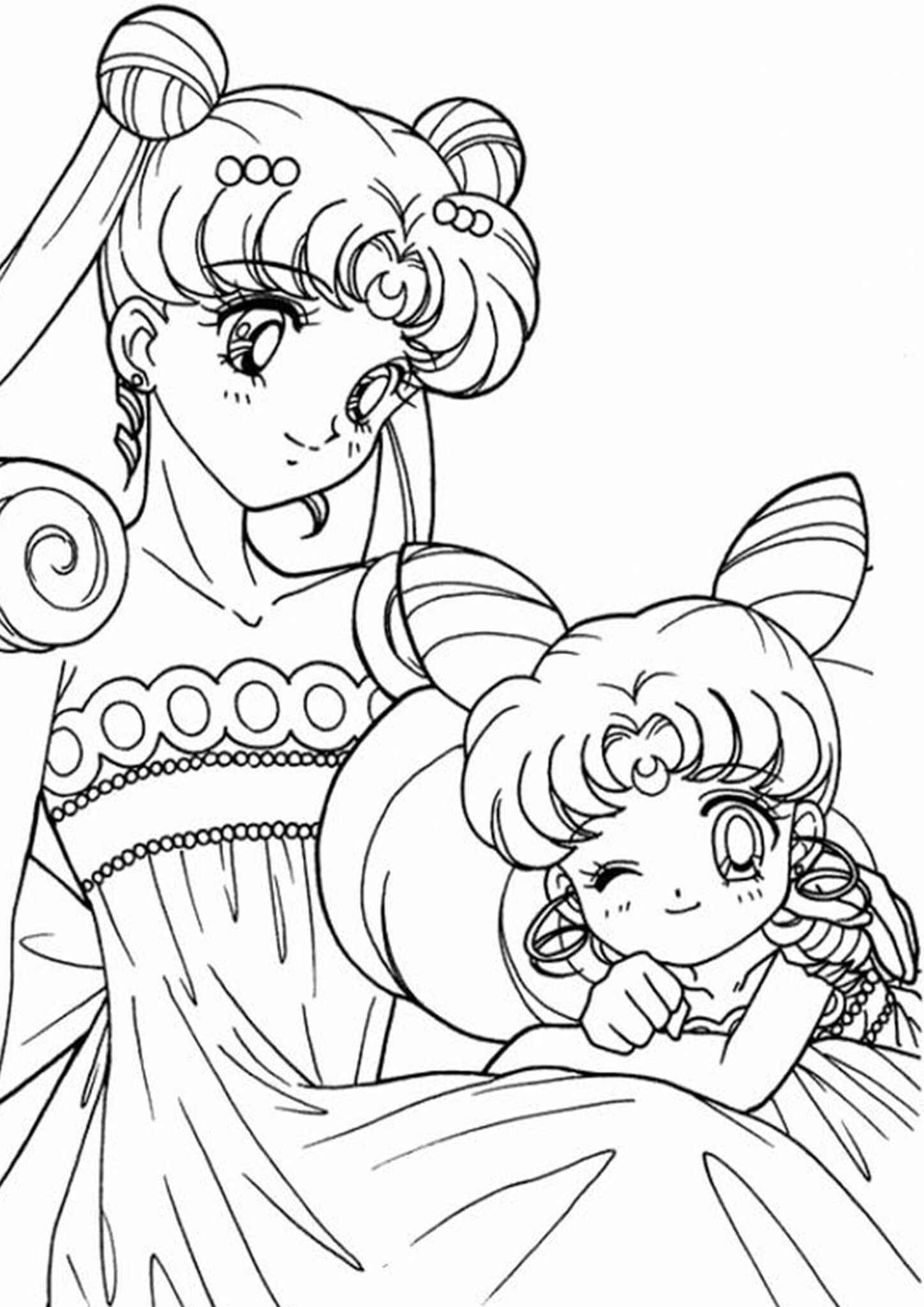 37 Magical Sailor Moon Coloring Pages Printable 32