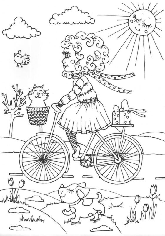 37 Vibrant Spring Coloring Pages Printable 16