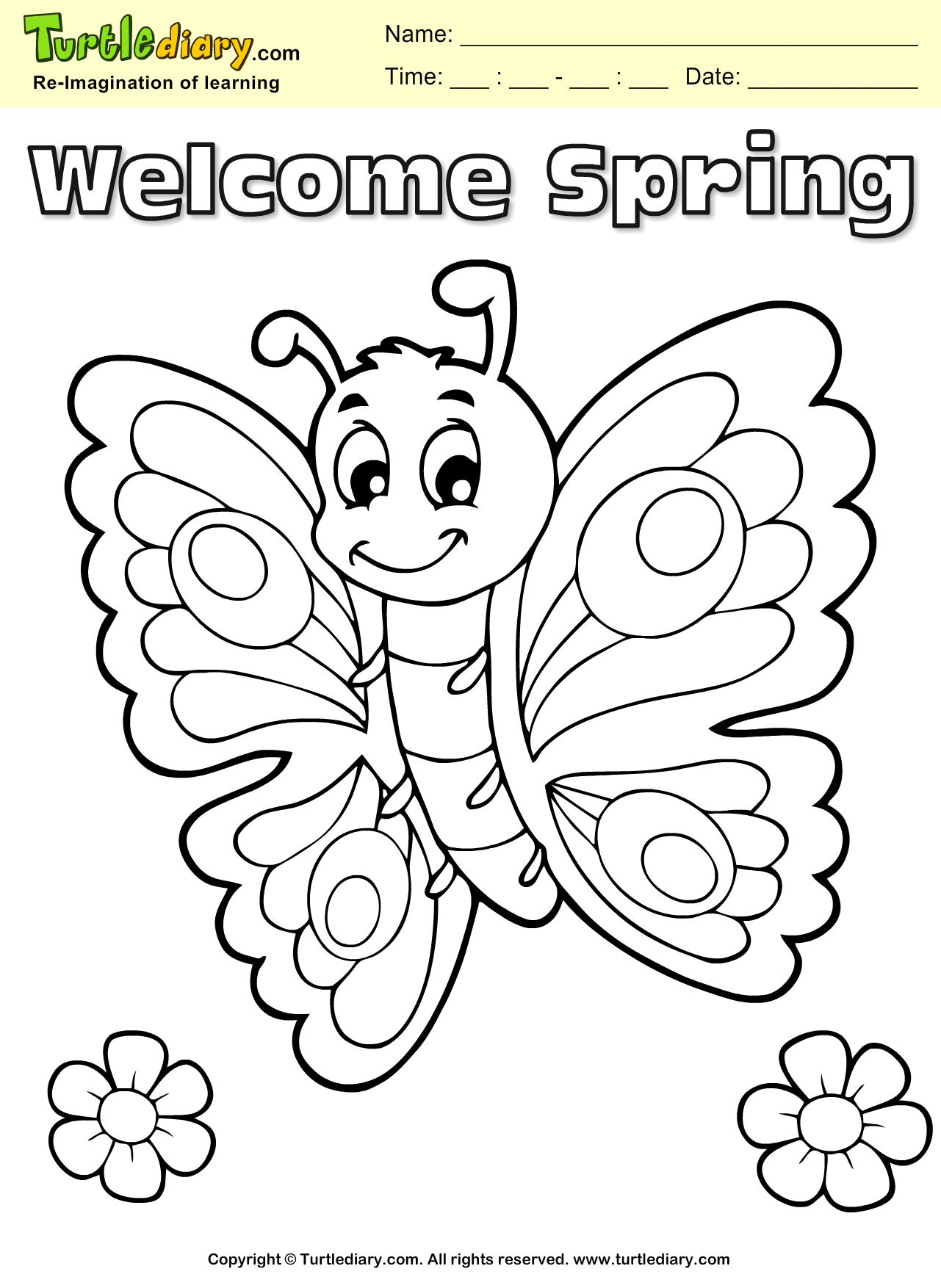 37 Vibrant Spring Coloring Pages Printable 2