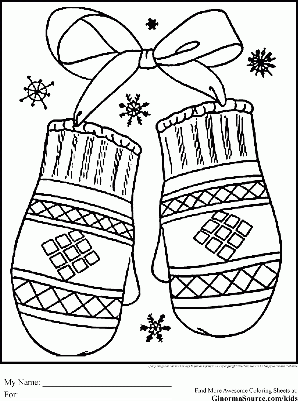 37 Winter Coloring Pages for Kids Printable 18