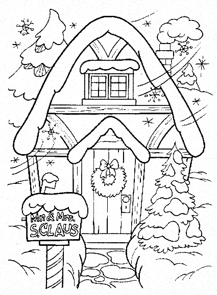 37 Winter Coloring Pages for Kids Printable 19