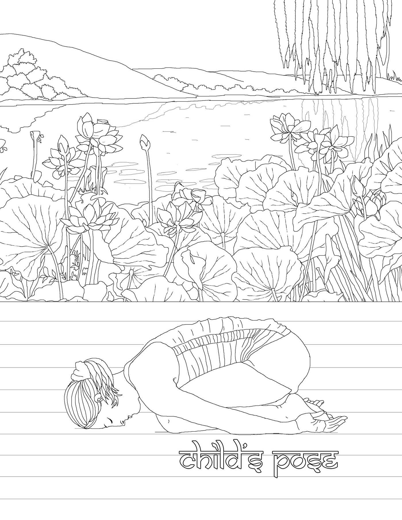 37 Yoga Coloring Pages Printable 18