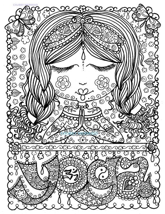 37 Yoga Coloring Pages Printable 21