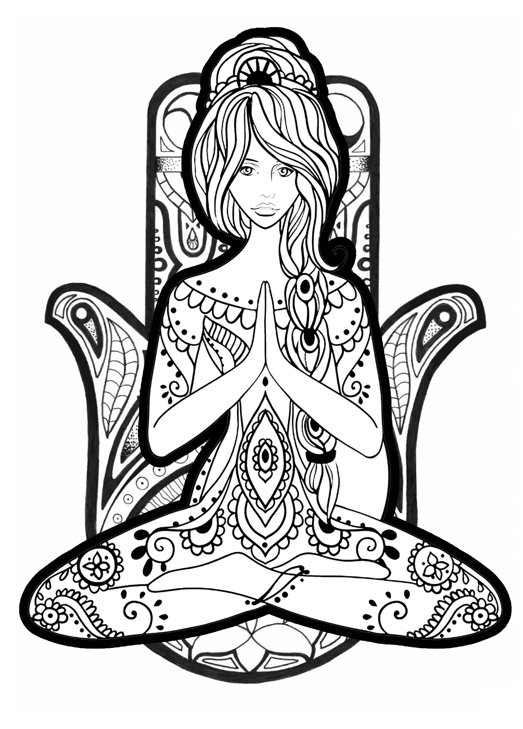 37 Yoga Coloring Pages Printable 25