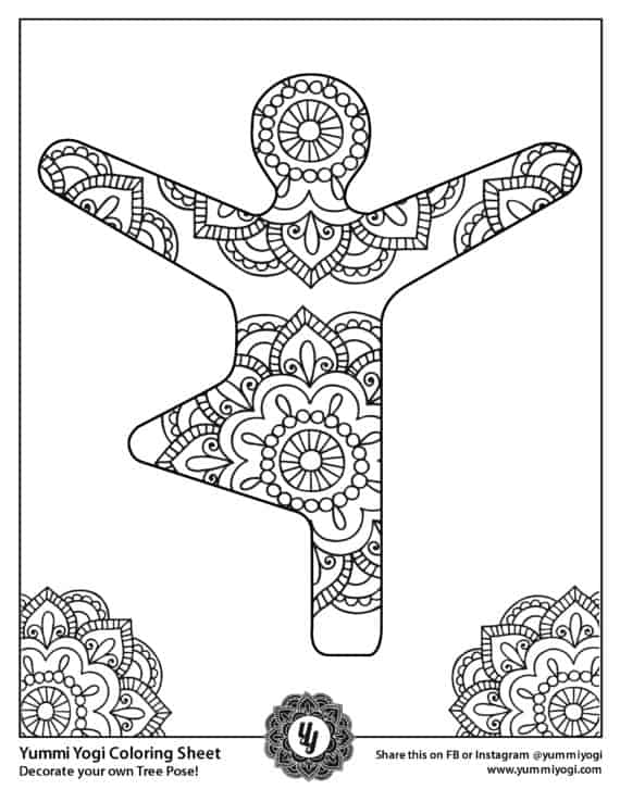 37 Yoga Coloring Pages Printable 28