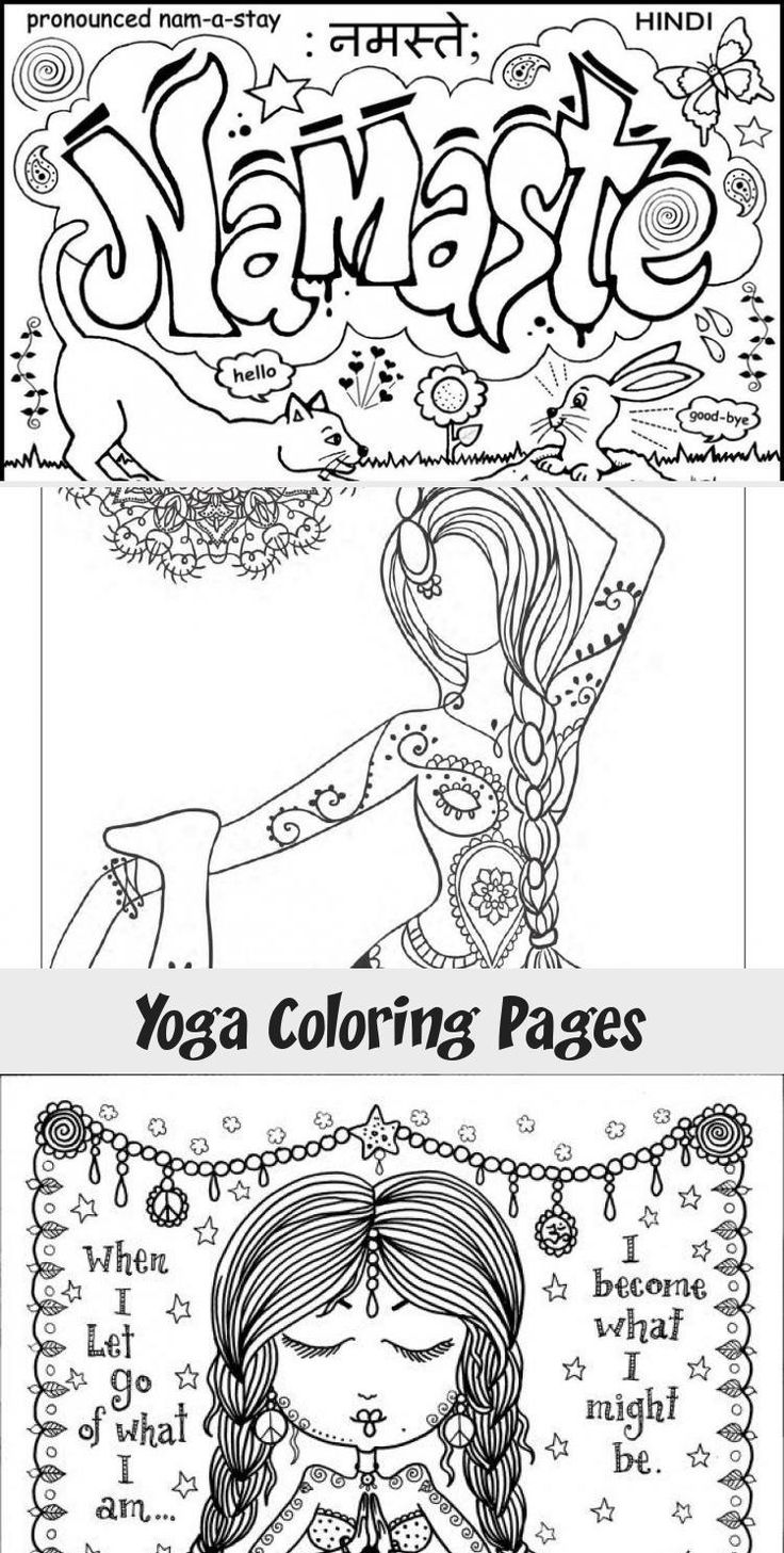 37 Yoga Coloring Pages Printable 9