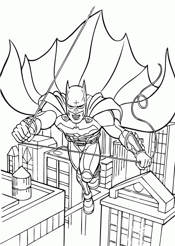 38 Batman Coloring Pages for Kids Printable 11