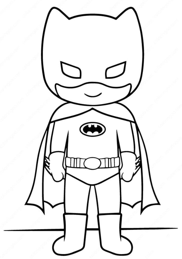 38 Batman Coloring Pages for Kids Printable 12