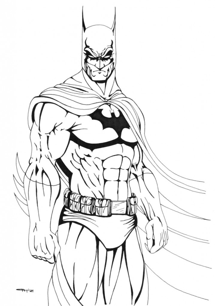 38 Batman Coloring Pages for Kids Printable 16