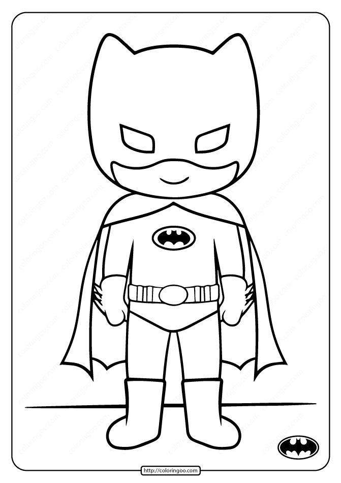 38 Batman Coloring Pages for Kids Printable 17