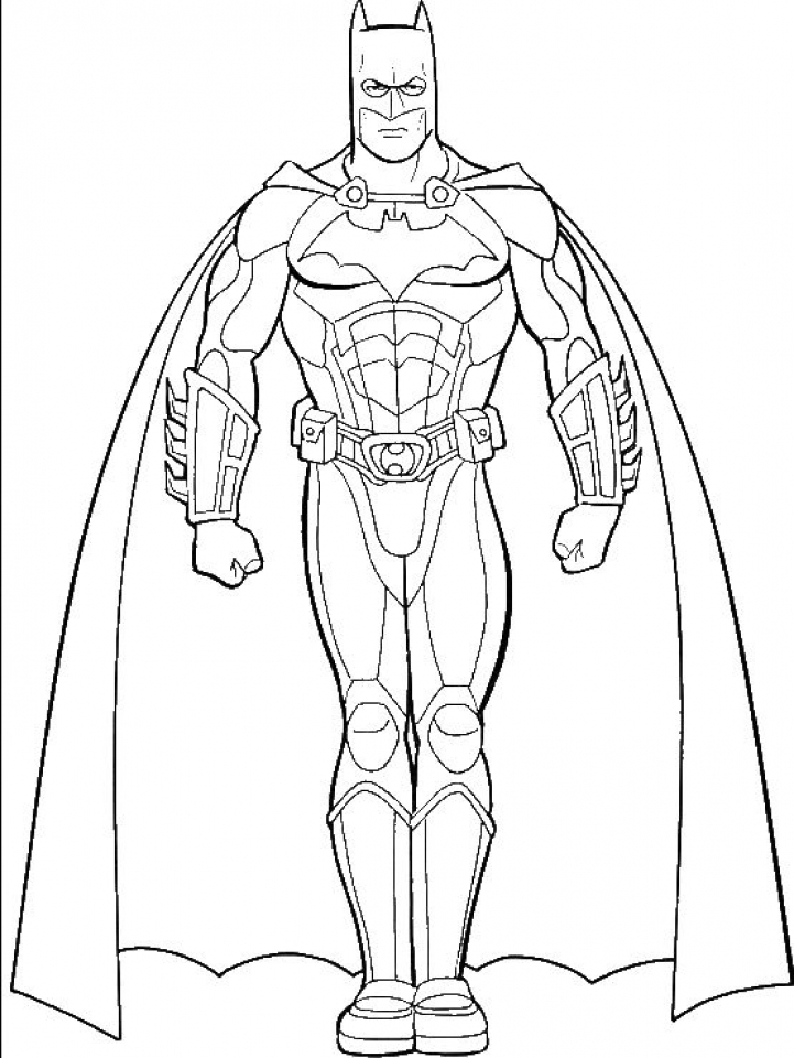 38 Batman Coloring Pages for Kids Printable 2