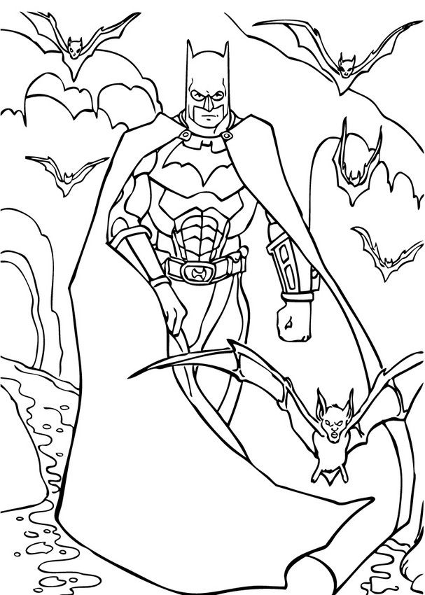 38 Batman Coloring Pages for Kids Printable 22