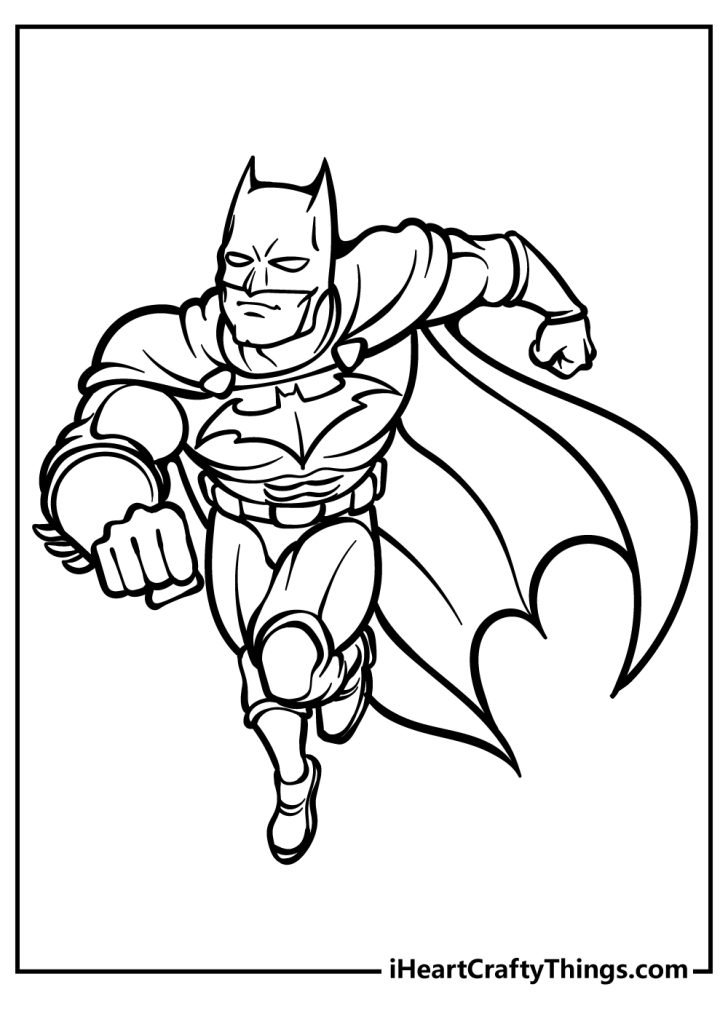 38 Batman Coloring Pages for Kids Printable 26