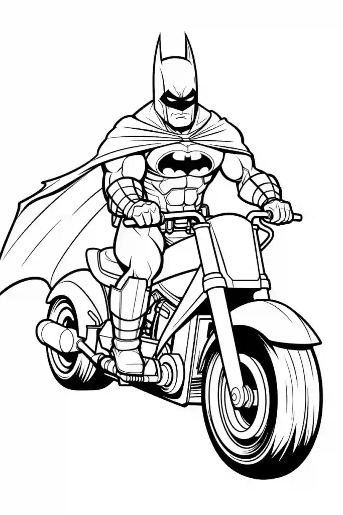 38 Batman Coloring Pages for Kids Printable 29