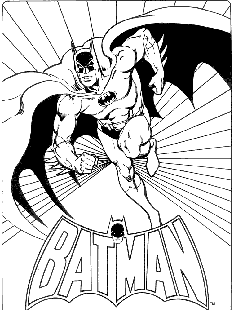 38 Batman Coloring Pages for Kids Printable 3