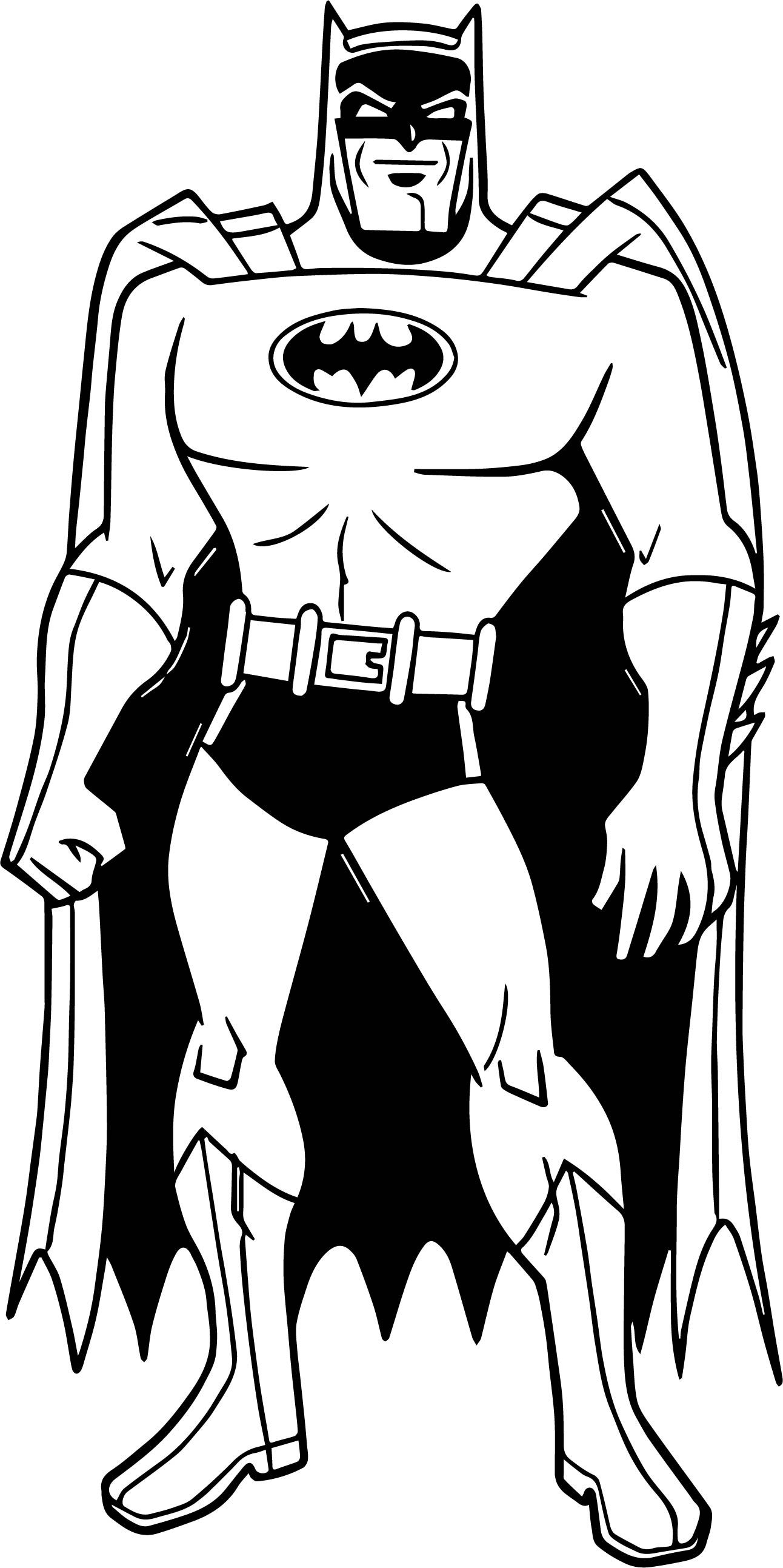 38 Batman Coloring Pages for Kids Printable 4