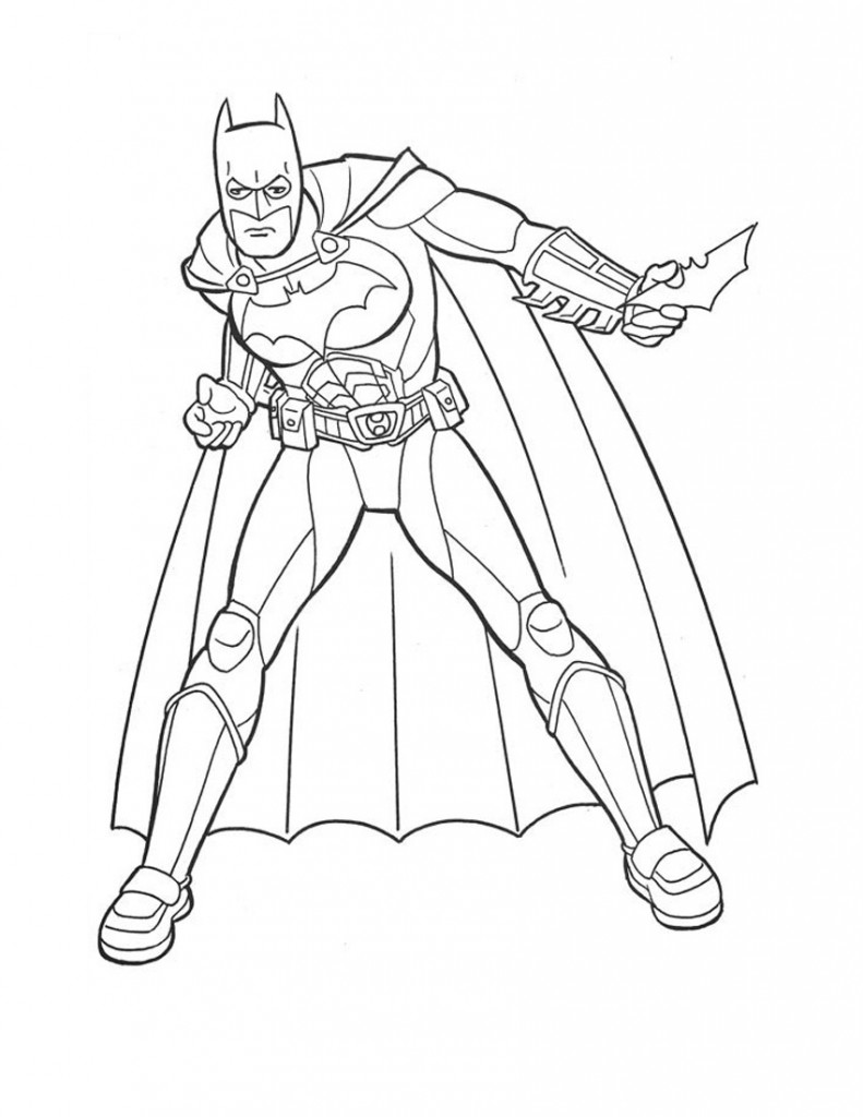 38 Batman Coloring Pages for Kids Printable 7