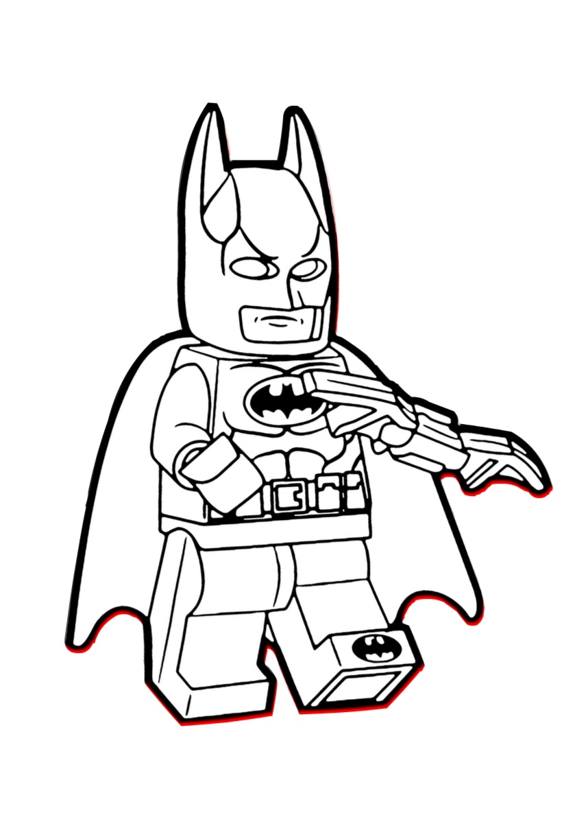 38 Batman Coloring Pages for Kids Printable 8